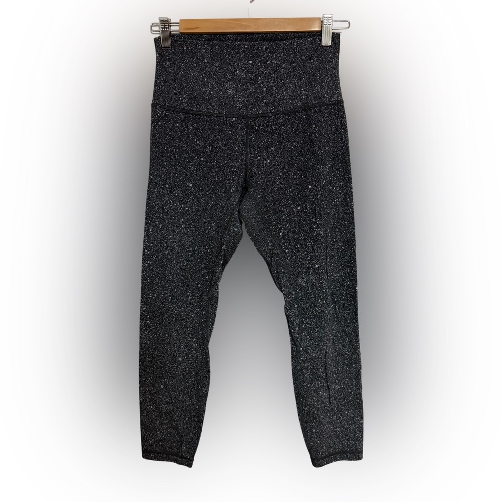 lululemon athletica Black Sparkle High-Rise Leggings